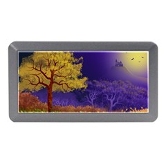 Landscape Illustration Night Light Memory Card Reader (mini) by Wegoenart