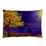 Landscape Illustration Night Light Pillow Case (Two Sides) Back