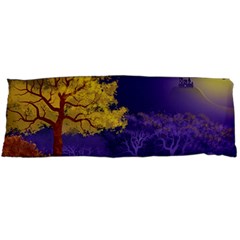 Landscape Illustration Night Light Body Pillow Case (dakimakura) by Wegoenart