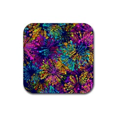 Illustration Graphics Design Art Rubber Coaster (square) by Wegoenart