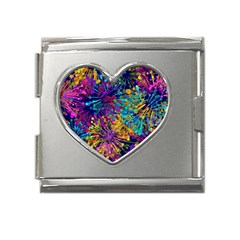 Illustration Graphics Design Art Mega Link Heart Italian Charm (18mm) by Wegoenart