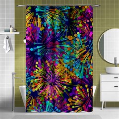 Illustration Graphics Design Art Shower Curtain 48  X 72  (small)  by Wegoenart