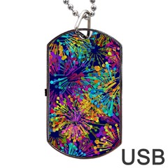 Illustration Graphics Design Art Dog Tag Usb Flash (two Sides) by Wegoenart