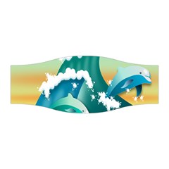 Dolphin Seagull Sea Ocean Wave Stretchable Headband by Wegoenart