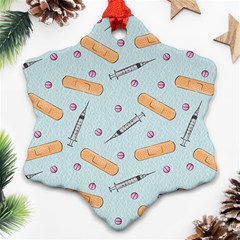 Medicine Items Snowflake Ornament (two Sides)