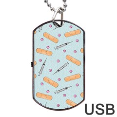 Medicine Items Dog Tag Usb Flash (two Sides) by SychEva