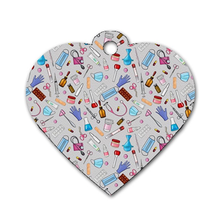 Medical Devices Dog Tag Heart (Two Sides)