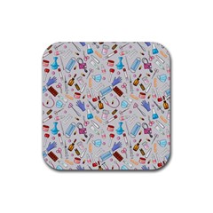 Medical Devices Rubber Coaster (square) by SychEva