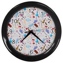 Medical Devices Wall Clock (black) by SychEva