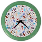 Medical Devices Color Wall Clock Front