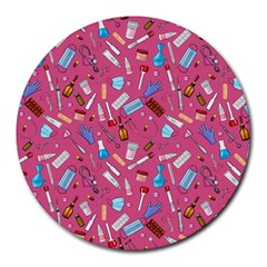 Medical Devices Round Mousepad by SychEva