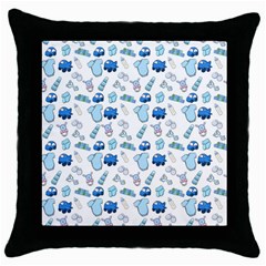 Baby Things For Toddlers Throw Pillow Case (black) by SychEva