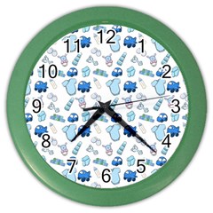 Baby Things For Toddlers Color Wall Clock by SychEva