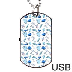 Baby Things For Toddlers Dog Tag Usb Flash (two Sides) by SychEva