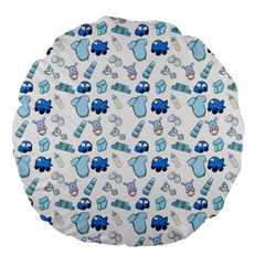 Baby Things For Toddlers Large 18  Premium Flano Round Cushions