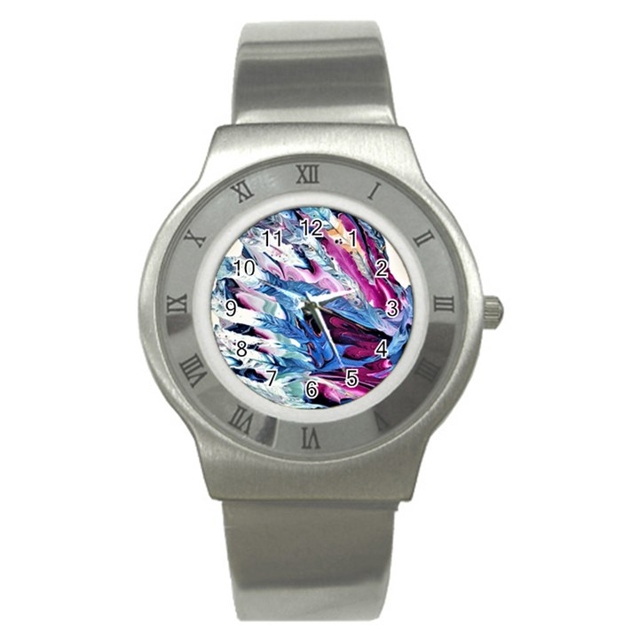 Feathers Stainless Steel Watch