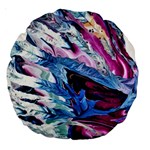 Feathers Large 18  Premium Round Cushions Front