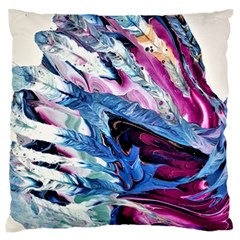 Feathers Standard Flano Cushion Case (one Side) by kaleidomarblingart