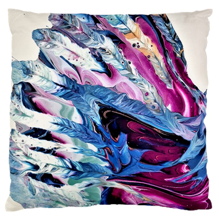 Feathers Standard Flano Cushion Case (One Side)