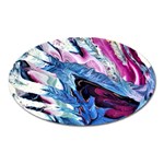 Feathers Oval Magnet Front