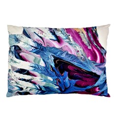 Feathers Pillow Case (two Sides) by kaleidomarblingart