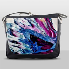 Feathers Messenger Bag by kaleidomarblingart