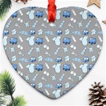 Cute Baby Stuff Ornament (Heart) Front