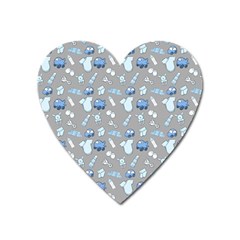 Cute Baby Stuff Heart Magnet by SychEva