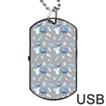 Cute Baby Stuff Dog Tag USB Flash (One Side) Front