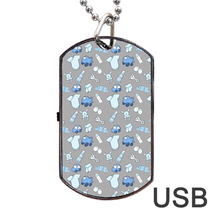 Cute Baby Stuff Dog Tag USB Flash (One Side)