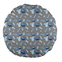 Cute Baby Stuff Large 18  Premium Flano Round Cushions by SychEva