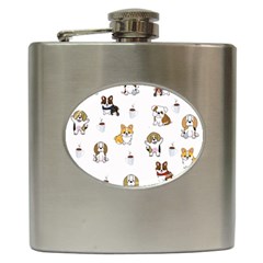 Hot Chocolate Puppies Hot Cocoa Hip Flask (6 Oz) by Wegoenart