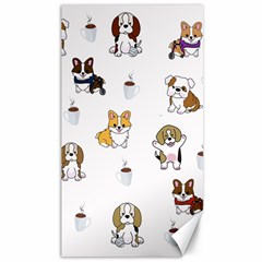 Hot Chocolate Puppies Hot Cocoa Canvas 40  X 72 