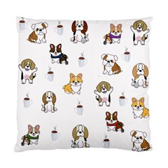 Hot Chocolate Puppies Hot Cocoa Standard Cushion Case (one Side) by Wegoenart