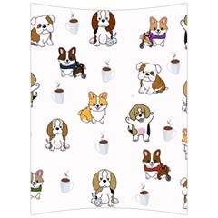 Hot Chocolate Puppies Hot Cocoa Back Support Cushion by Wegoenart