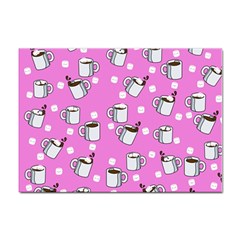 Coffee Chocolate Milk Drink Hot Sticker A4 (100 Pack)