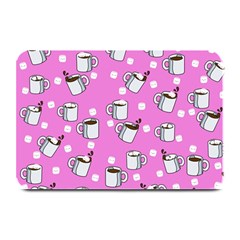 Coffee Chocolate Milk Drink Hot Plate Mats by Wegoenart