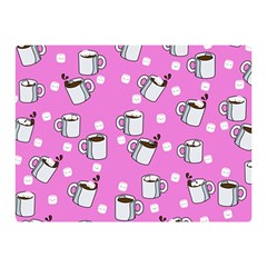 Coffee Chocolate Milk Drink Hot Double Sided Flano Blanket (mini)  by Wegoenart