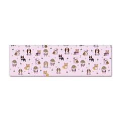 Puppies Dog Pattern Drawing Sticker (bumper)