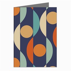 Mid Century Vintage Retro Geometric Greeting Cards (pkg Of 8)