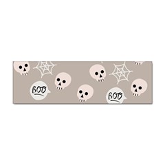 Halloween Decoration Drawing Design Sticker (bumper)