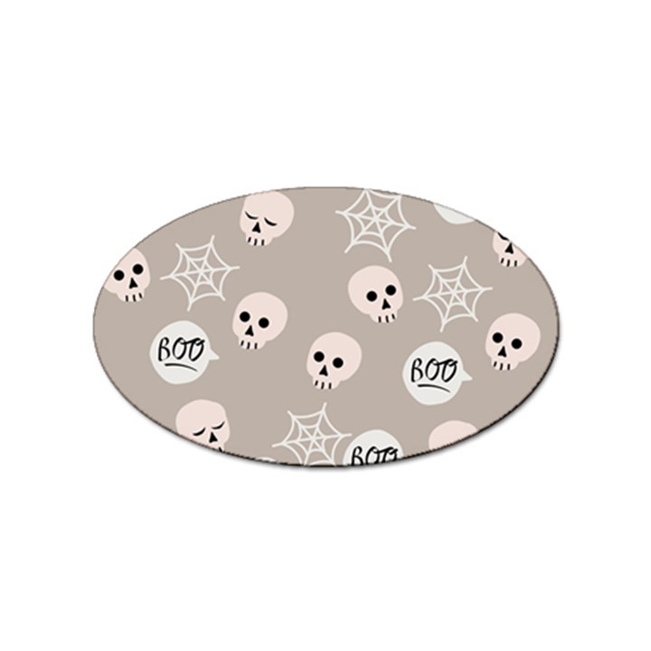 Halloween Decoration Drawing Design Sticker Oval (100 pack)