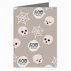 Halloween Decoration Drawing Design Greeting Card by Wegoenart