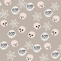 Halloween Decoration Drawing Design Play Mat (square) by Wegoenart