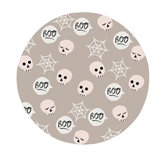 Halloween Decoration Drawing Design Mini Round Pill Box (pack Of 5) by Wegoenart