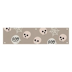 Halloween Decoration Drawing Design Banner And Sign 4  X 1  by Wegoenart