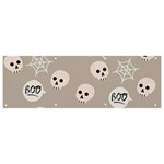 Halloween Decoration Drawing Design Banner and Sign 9  x 3  Front