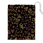 Background Graphic Beautiful Drawstring Pouch (4XL) Front