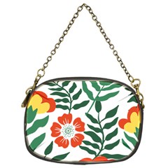 Painting Flower Leaves Forest Chain Purse (one Side) by Wegoenart