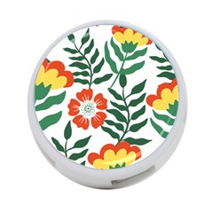 Painting Flower Leaves Forest 4-port Usb Hub (one Side) by Wegoenart